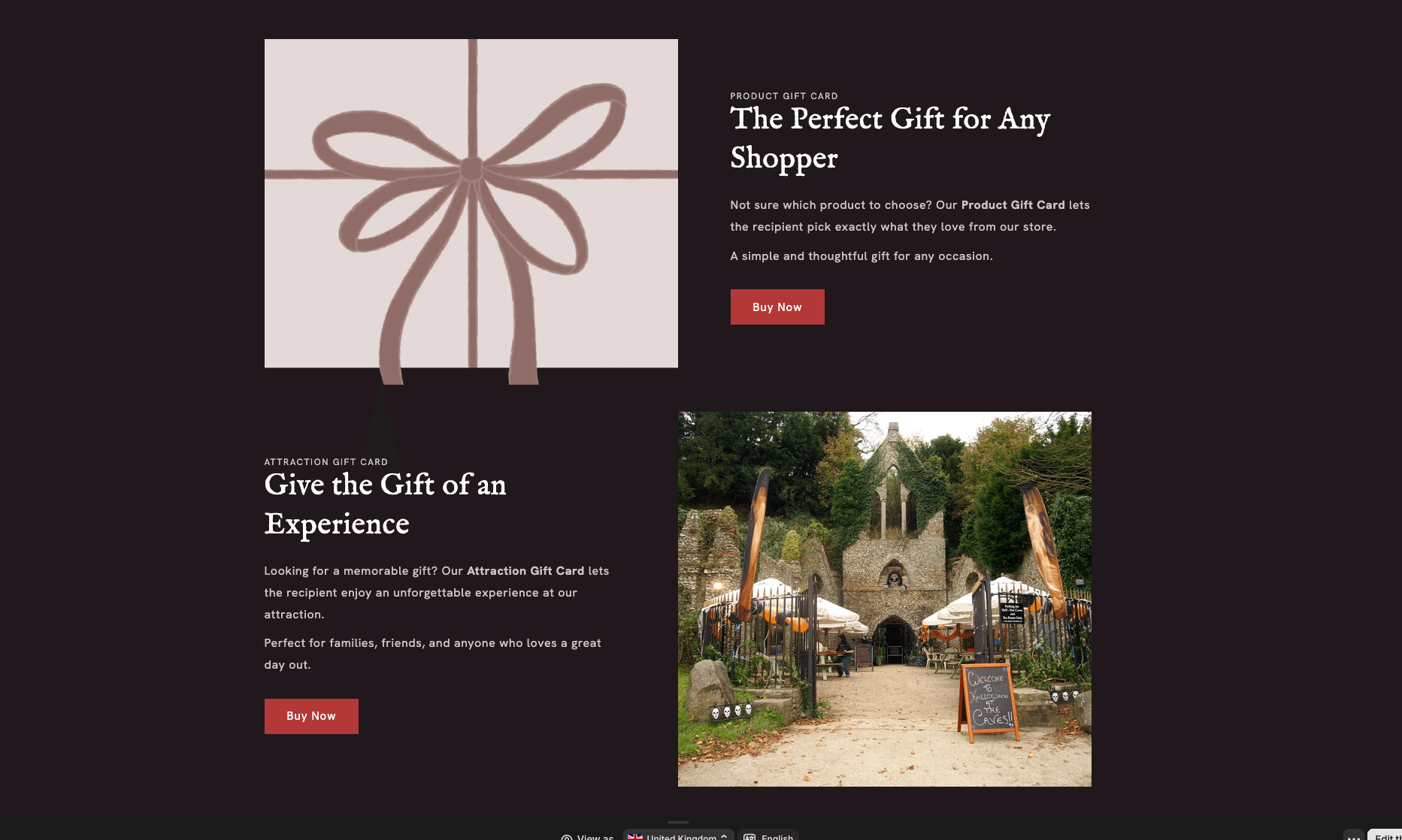 Hellfire Caves Shopify Shop screenshot 3