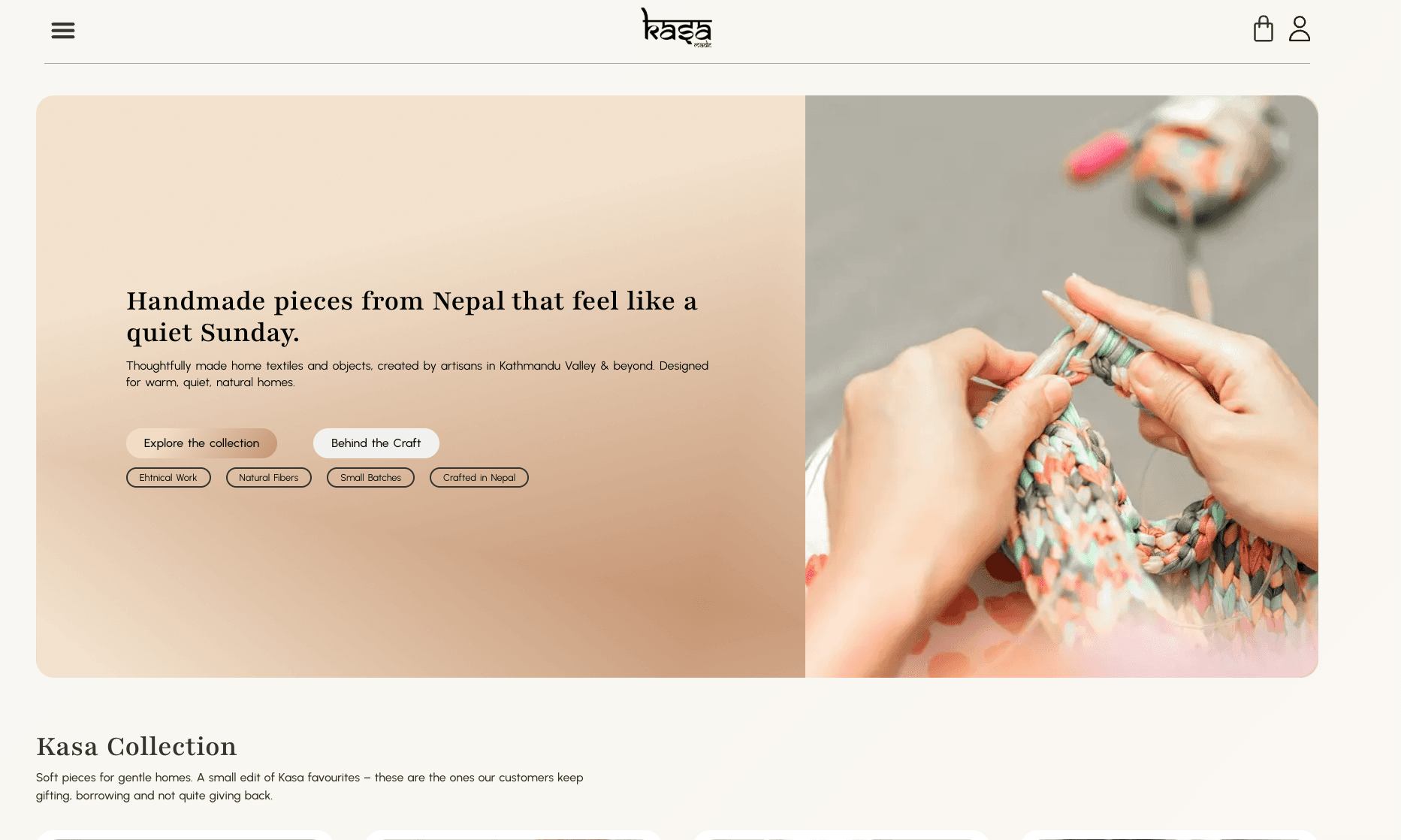 Kasa Made Ecommerce